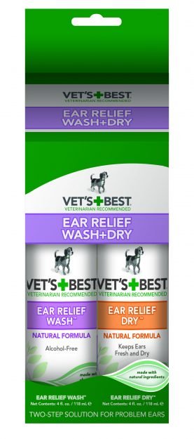 Vet's Best Vet's Best Ear Wash & Dry 2 pk