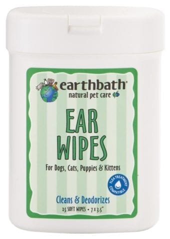 Earthbath Ear Wipes Earthbath 25 ct