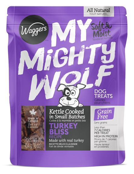 Waggers My Mighty Wolf Turkey Dog Treat