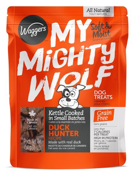 Waggers My Mighty Wolf Duck Dog Treat