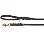 Redline K9 Ultra Leather Lead Black