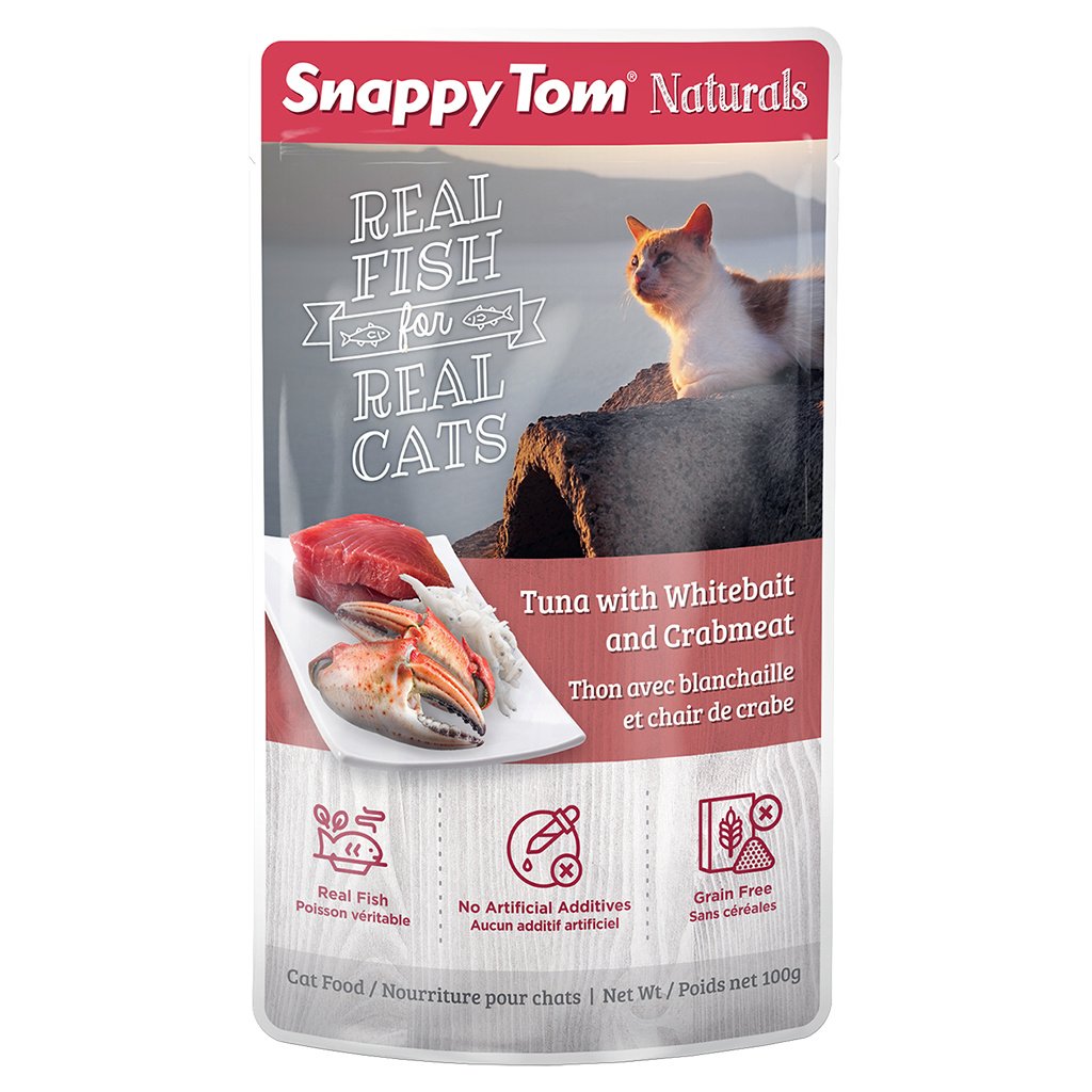 Snappy Tom Snappy Tom Tuna with Whitebait & Crab 100g