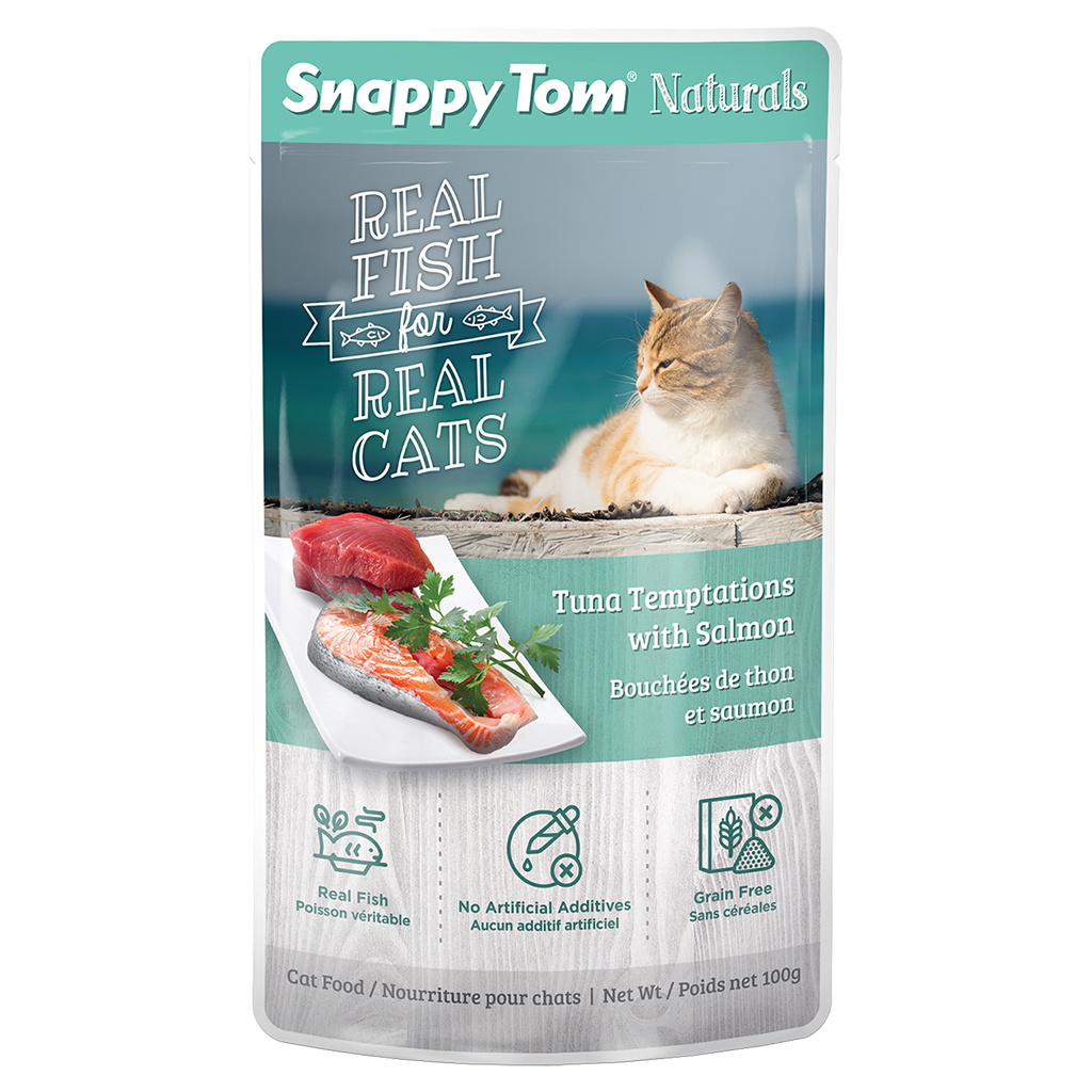 Snappy Tom Snappy Tom Tuna with Salmon 100g
