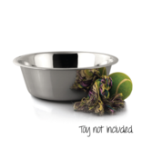 Coastal Maslow Stainless Steel Bowl