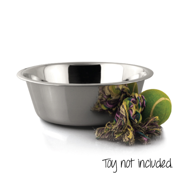 Coastal Maslow Stainless Steel Bowl