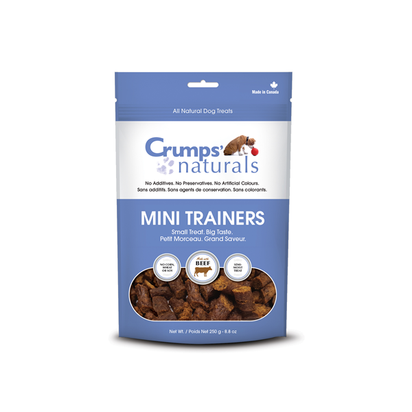 Crumps Crumps Mini Trainers Semi Moist Beef 8.8oz