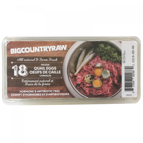 Big Country Raw BCR Quail Eggs 18Ct