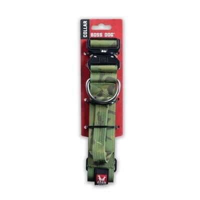 Boss Dog Tactical Green Camo Collar