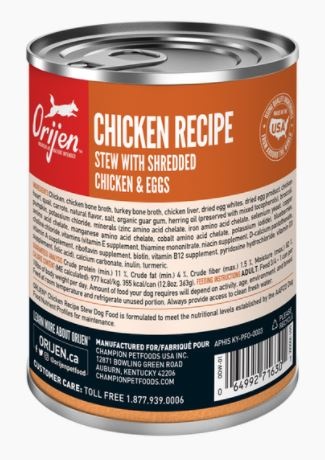 Champion Orijen Chicken Stew 12.8oz