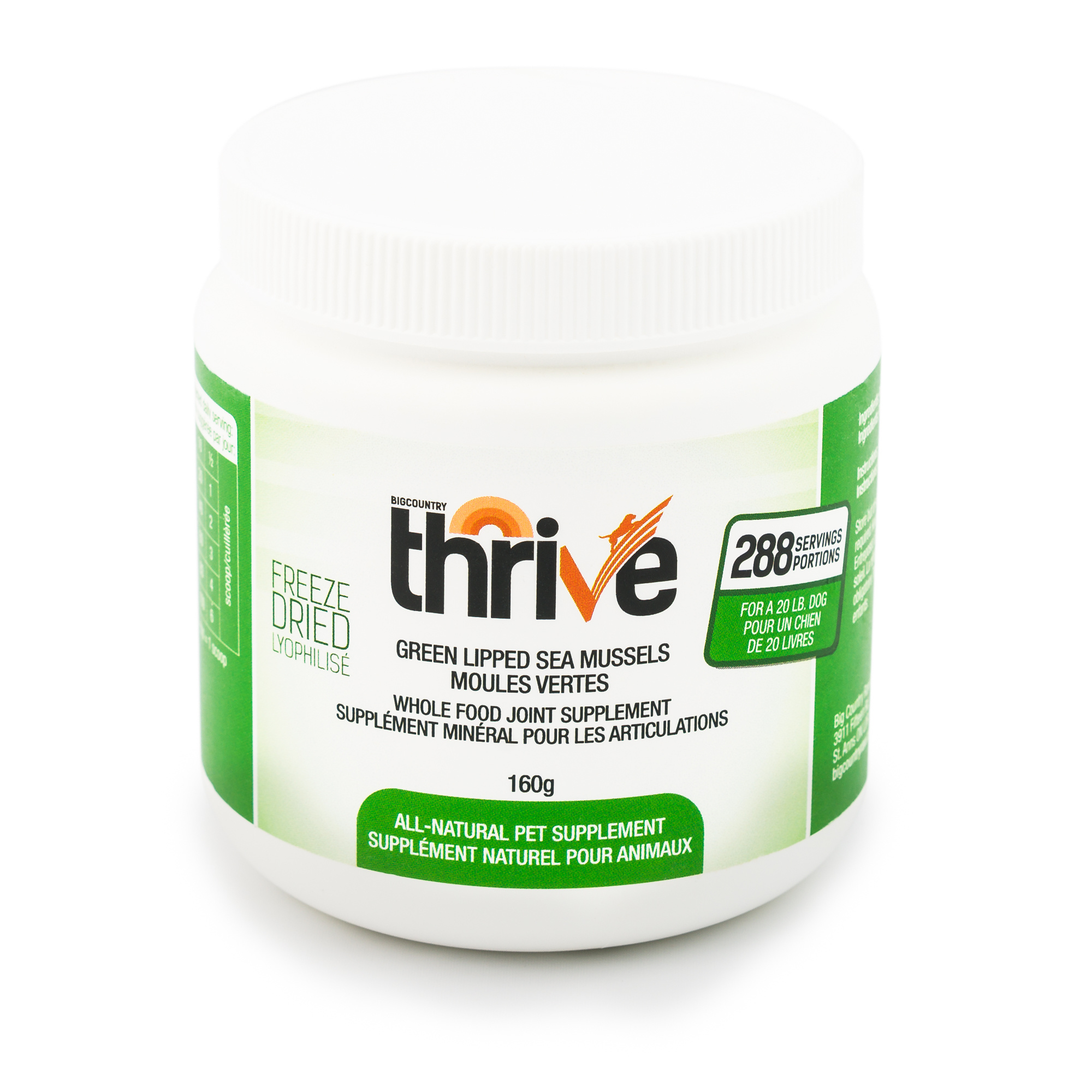 Thrive Thrive Green Lipped Mussel 160g