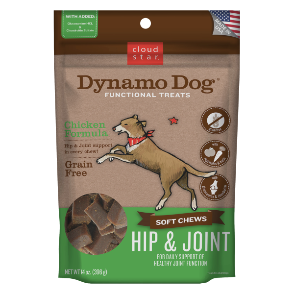 Cloud Star Dynamo Dog Hip & Joint Soft Chew Chicken 14oz