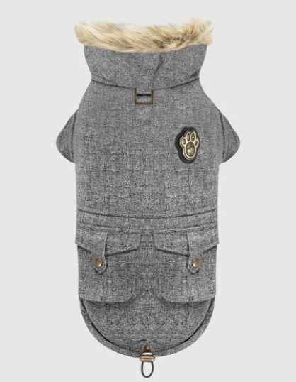 Canada Pooch Alaskan Army Parka Salt & Pepper