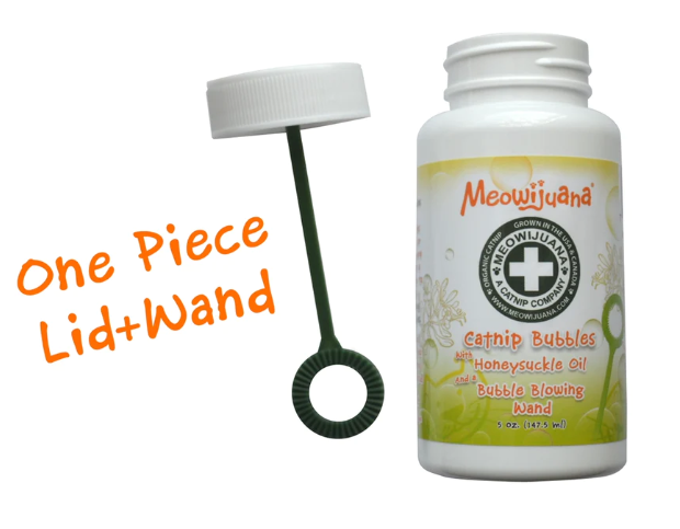 Meowijuana Catnip Bubbles With Honeysuckle 5oz