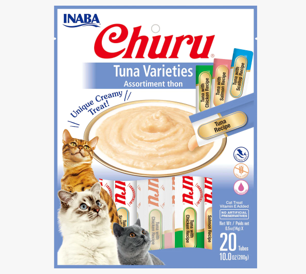 Inaba Inaba Churu Puree Tuna Variety Pack
