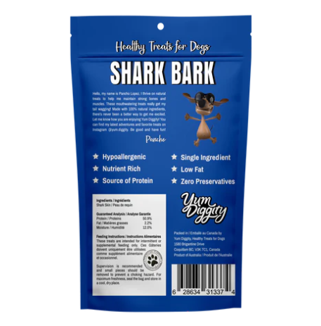 Yum Diggity Shark Bark Skin 125g