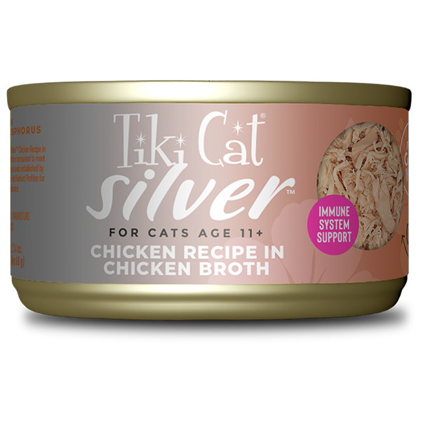 Tiki Cat Tiki Cat Silver Chicken in Broth 2.4oz