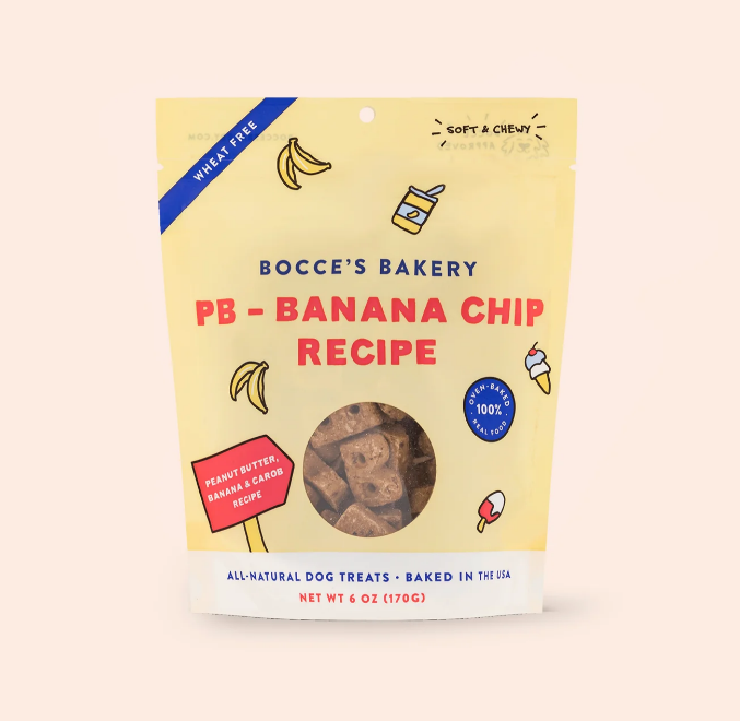 Bocce's Bakery Bocce's Soft & Chewy PB Banana Chip 6oz