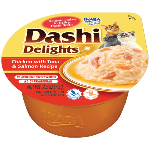 Inaba Dashi Delights Chicken w/ Tuna & Salmon 2.5oz