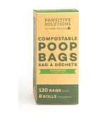 Pawsitive Solutions Compostable Waste Bags 8 rolls