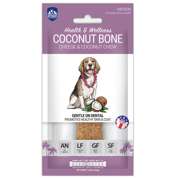 Himalayan Dog Himalayan Dog Chew Coconut Bone Medium
