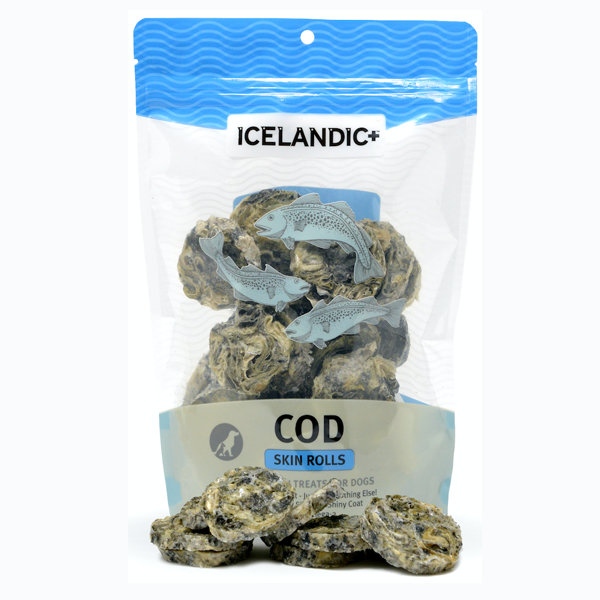 Icelandic+ Cod Skin Rolls 3oz
