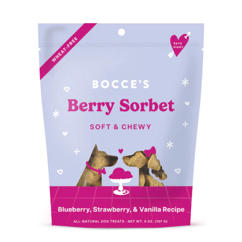 Bocce's Bakery Bocce's Soft & Chewy Berry Sorbet 6oz