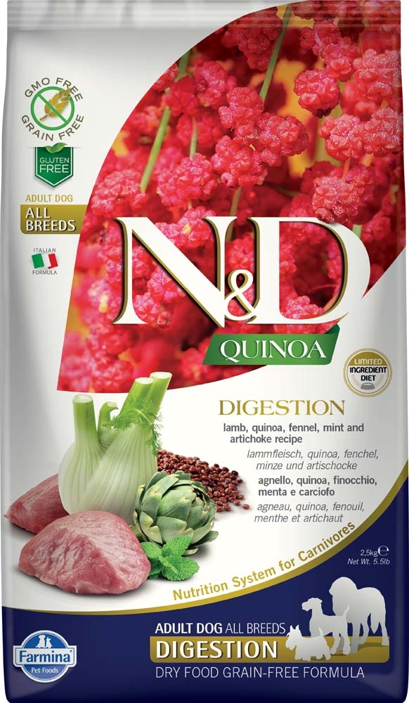 Farmina N&D Quinoa Dog Digestion Lamb 2.5kg