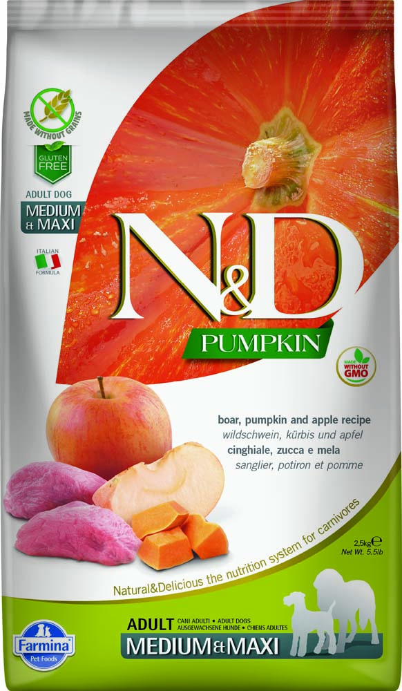 Farmina N&D Pumpkin Adult Dog Boar & Apple
