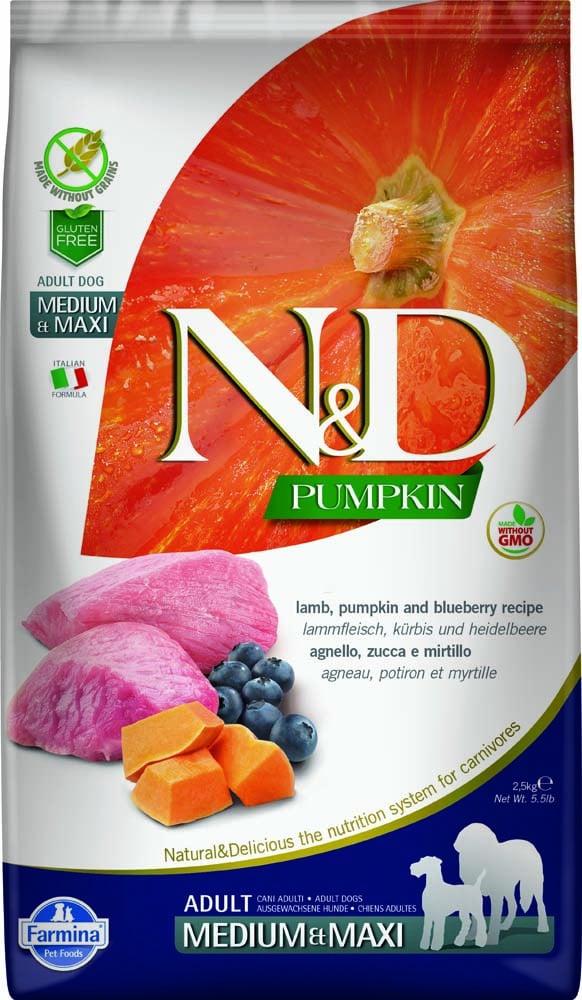 Farmina N&D Pumpkin Adult Dog Lamb & Blueberry