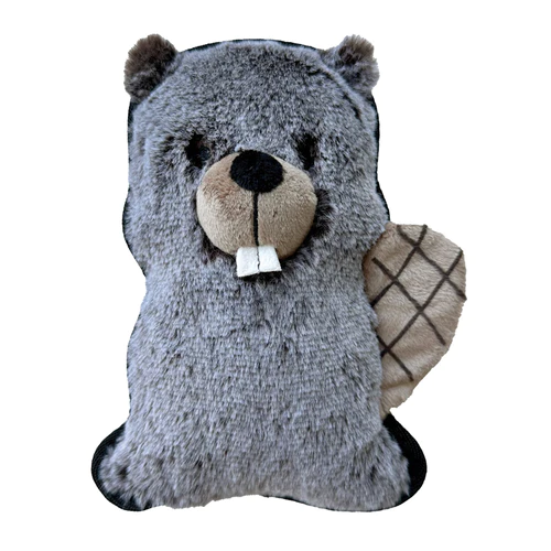 Foufou Heritage Fuzzy Tough Toy Beaver