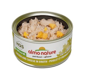 Almo Almo Chicken & Cheese in Broth 70g