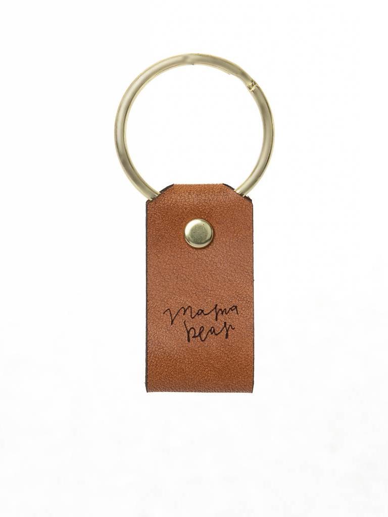 Frances Boutique Mother's Day Gifts Leather Keychain, Mama Bear
