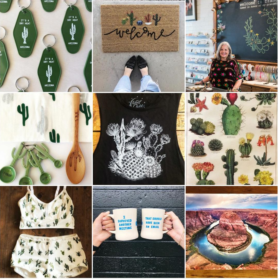 Top 9 Instagram Posts from Phoenix, AZ Gift Boutique