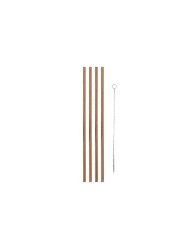 Metal Straws w/ Cleaning Brush