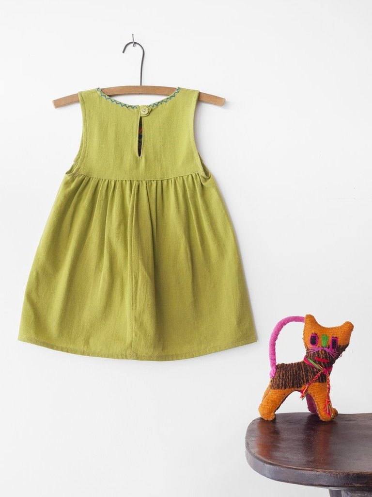 Jardinita Dress, Lime