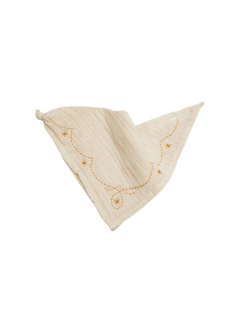 Cream Bandana Bib