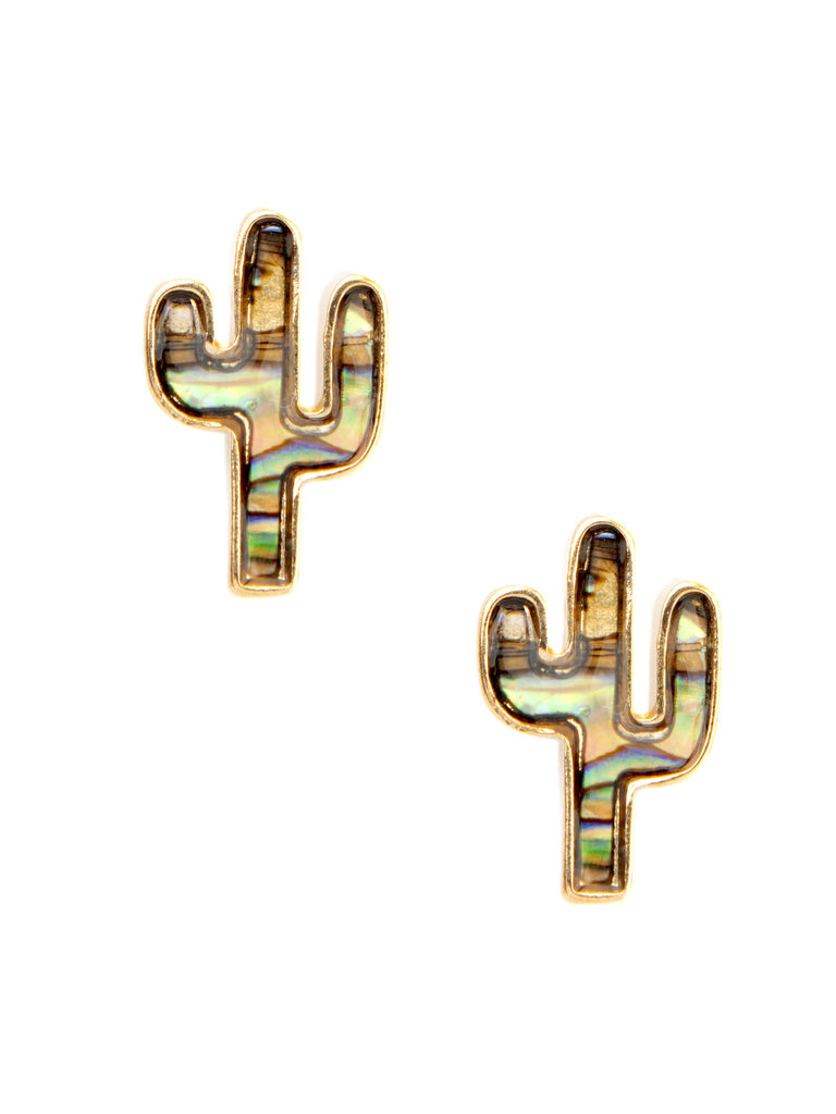Shell Cactus Earrings