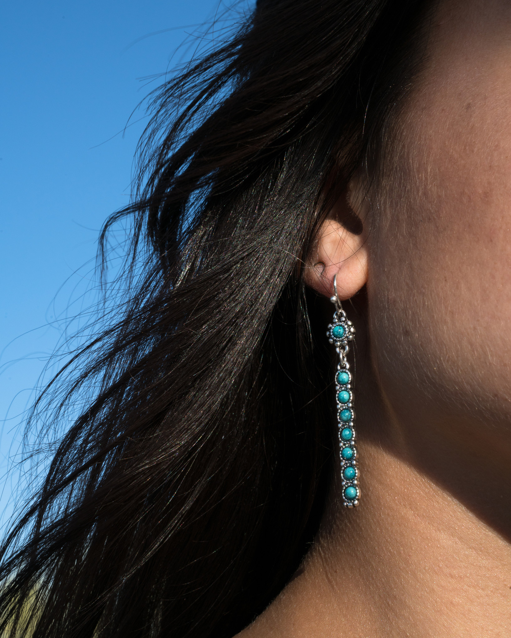 real turquoise jewelry earrings