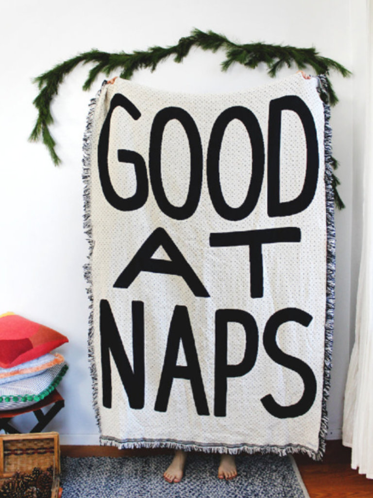 Frances Boutique Holiday Gifts Good At Naps Throw Blanket