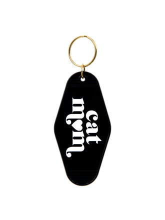 Cat Mom Keychain