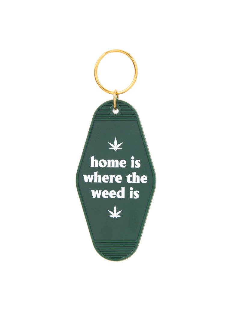 Home Is Where The Weed Is Key Tag