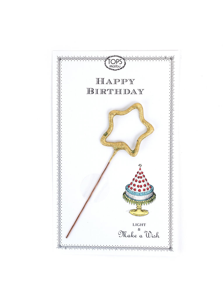 Happy Birthday Sparkler Card