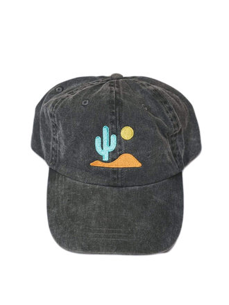 Lone Cactus Hat, Faded Black