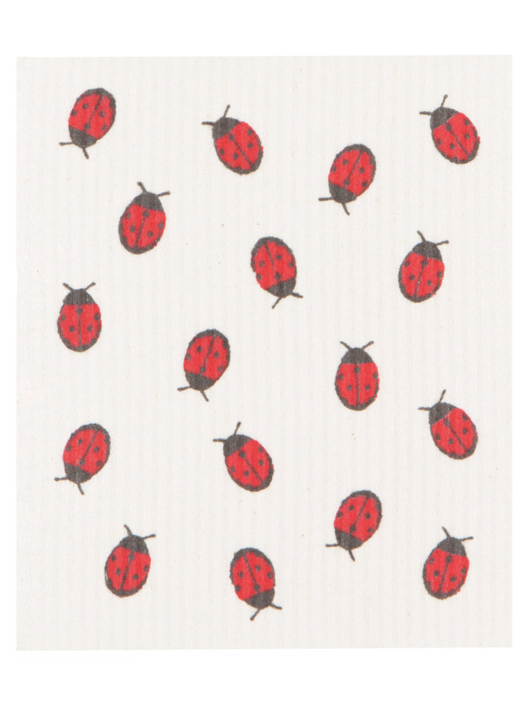 Ladybug Swedish Dishcloth
