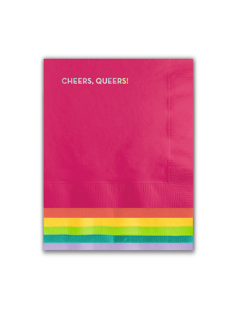 "Cheers Queers" Pride Napkins