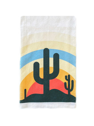 Desert Sun Rays Bar Towel