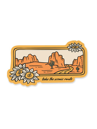 Scenic Route Sticker