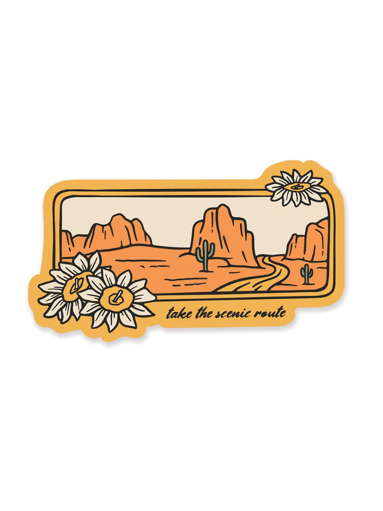Scenic Route Sticker
