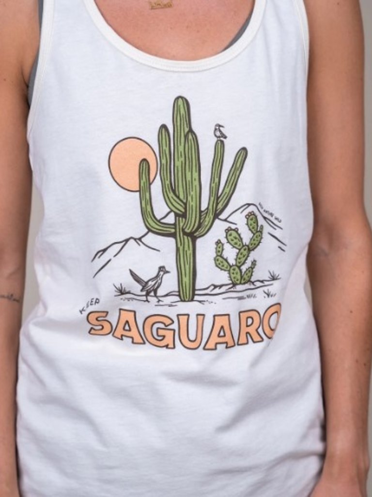 Keep Saguaro Wild Racerback Tank