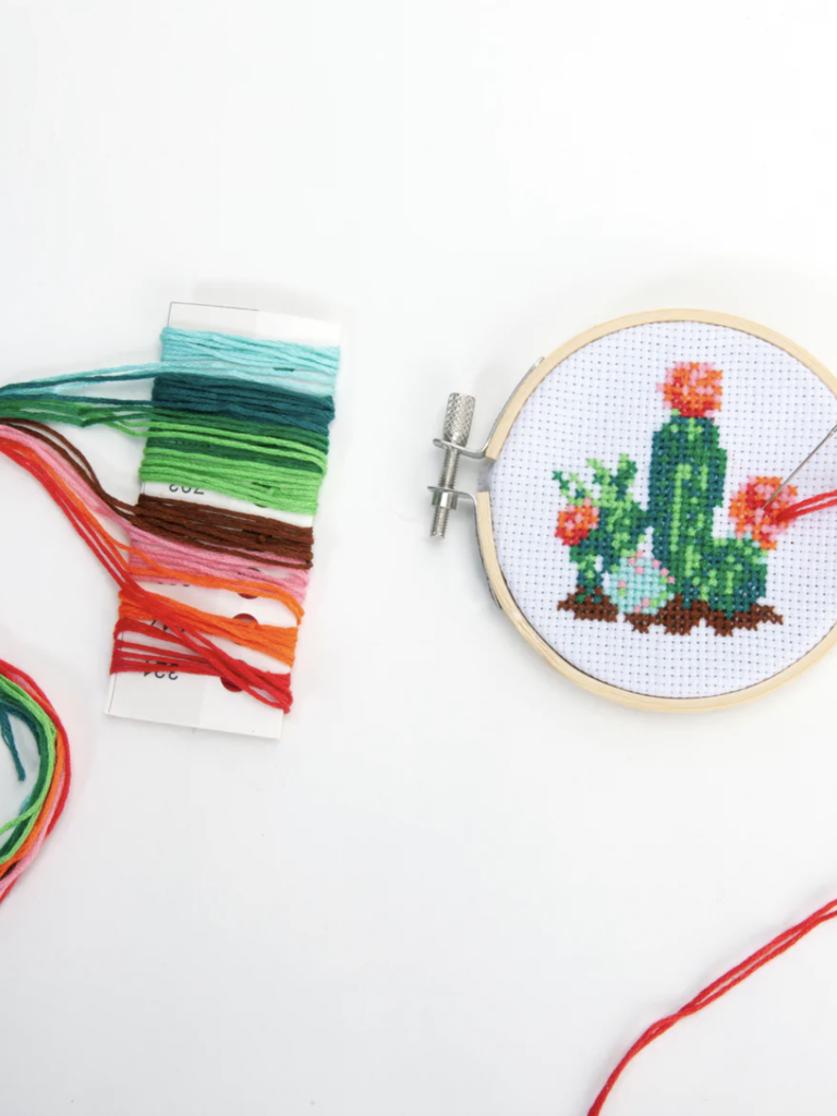 Cactus Cross Stitch Kit